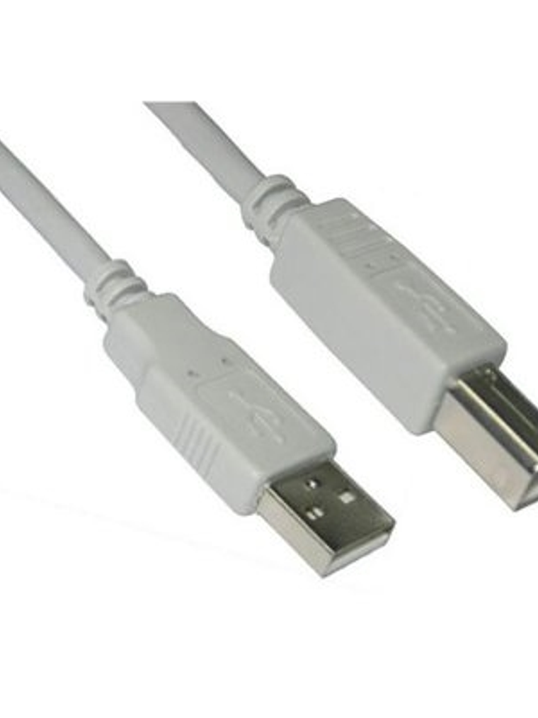 Nanocable Cable USB 2.0 A/M-B/M, Beige, 1.8 m 1