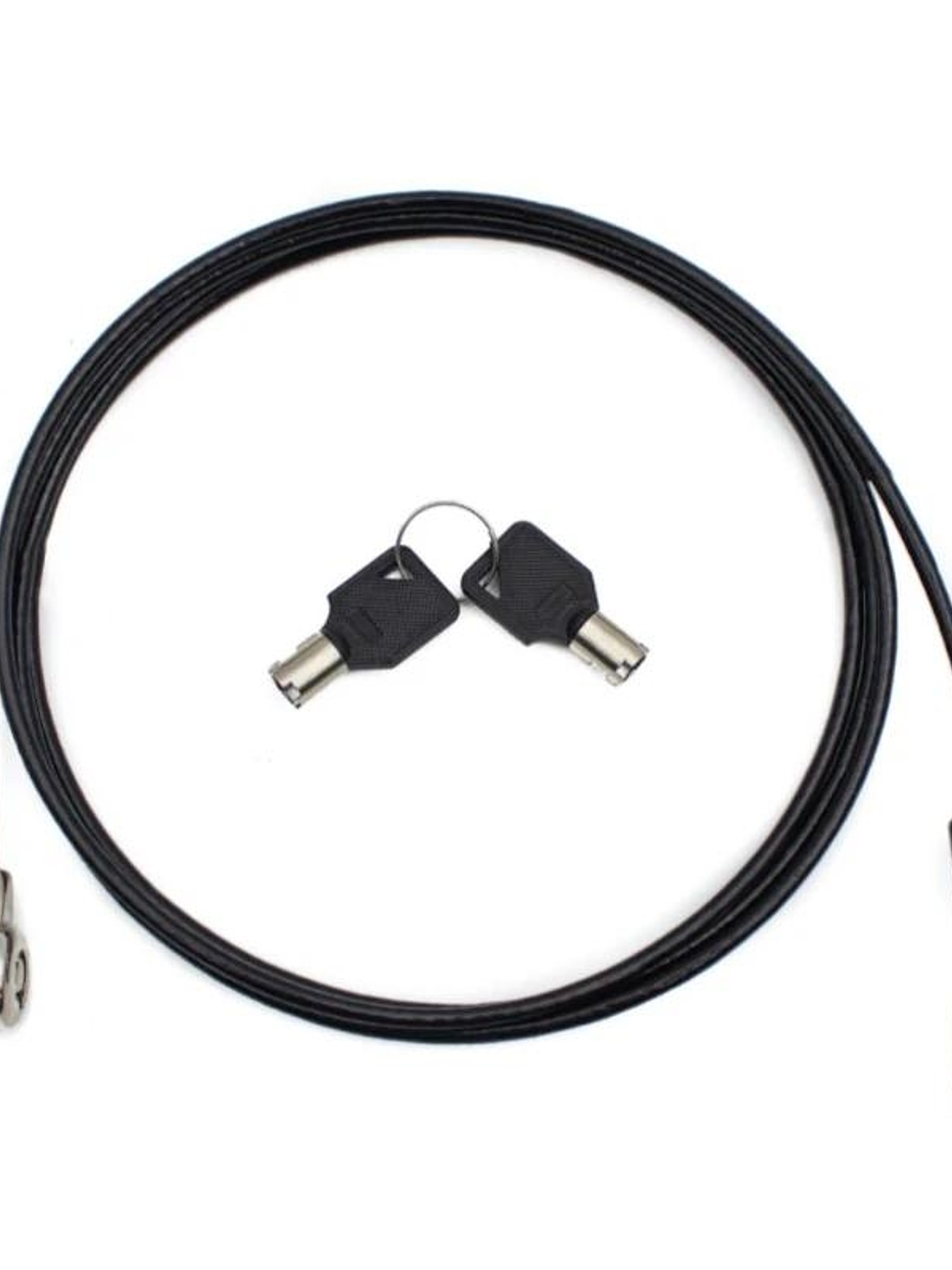 Nilox Cable de Seguridad Doble Llave 1.8 M, Negro 1