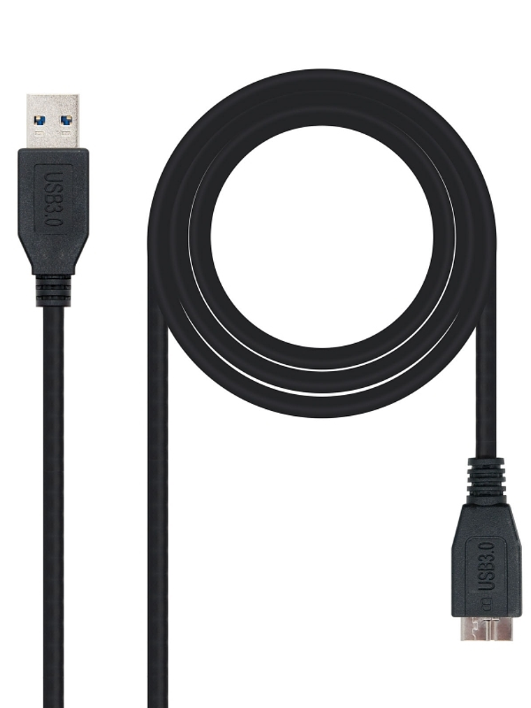 Nanocable Cable USB 3.0 Tipo A/macho-MicroUsb/B 1m 1