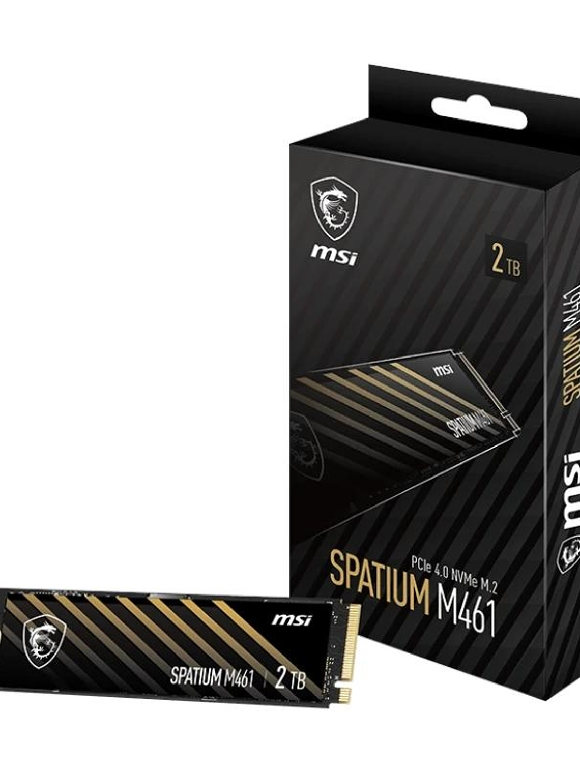 MSI SSD Spatium M461 2Tb PCIe 4.0 NVMe 5000 Mb-s 1
