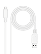 Nanocable Cable USB 2.0 3A USB-C-M/M 1.5M Blanco - Miniatura 1