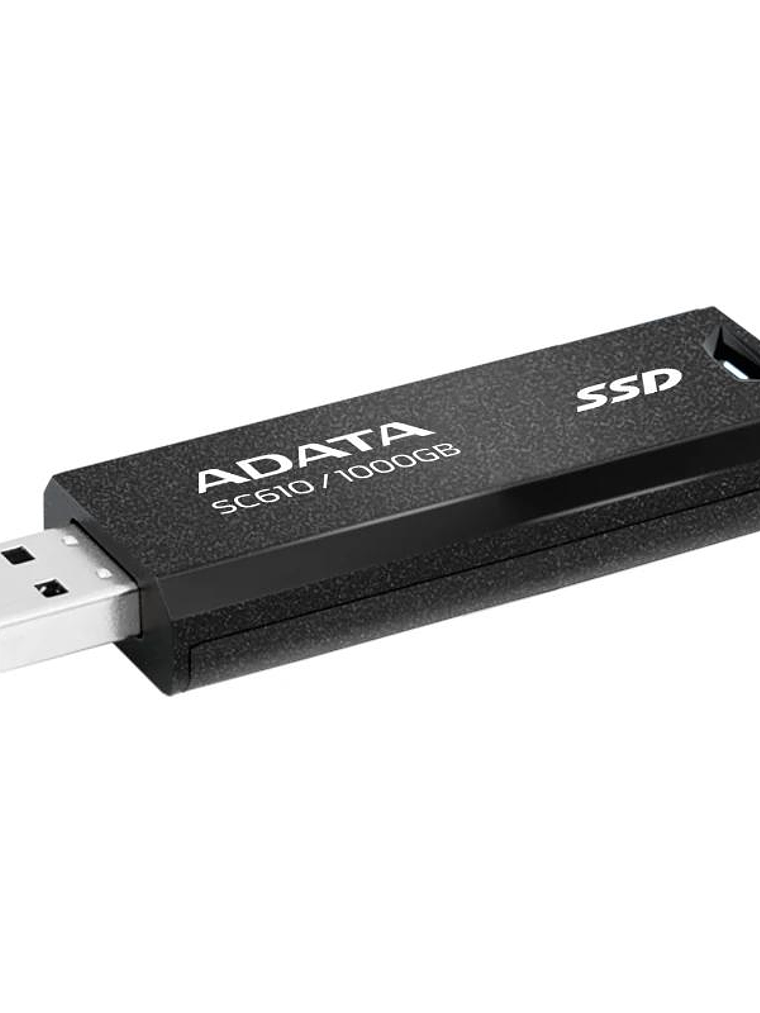 ADATA SC610 SSD Externo 1TB USB 3.2 Gen2 Negro 1