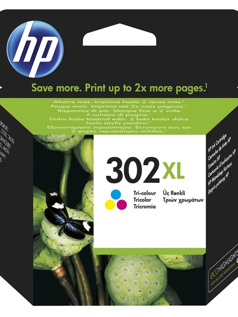 HP Cartucho 302XL Color 1