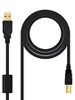 Nanocable Cable USB 2.0 Impresora Ferrita  2.0 M - Miniatura 1