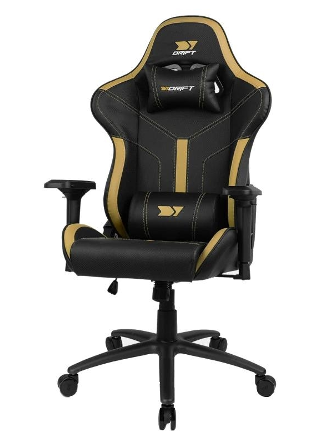 DRIFT Silla gaming DR350.Negro Dorada 1
