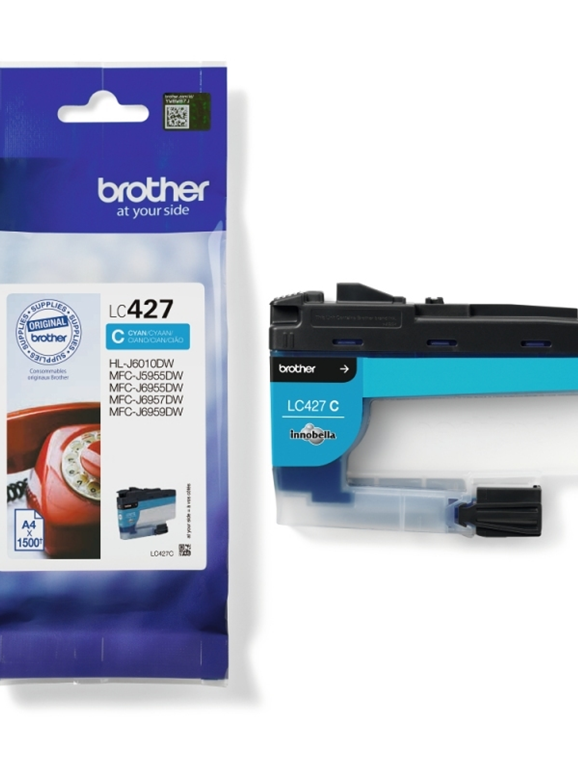 Brother Cartucho LC427C Cyan 1