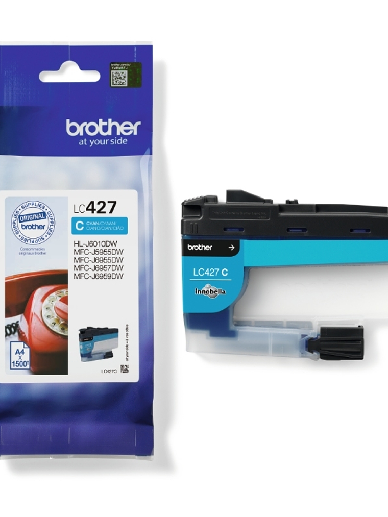 Brother Cartucho LC427C Cyan 1
