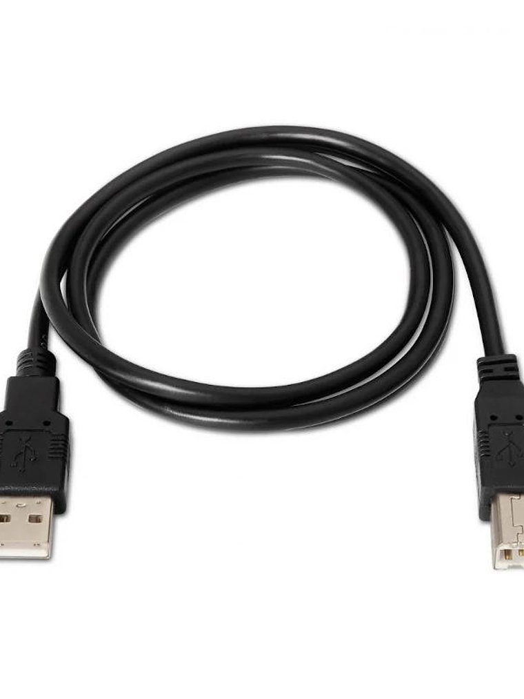 Aisens Cable USB 2.0 tipo A/M-B/M 1.8m 2
