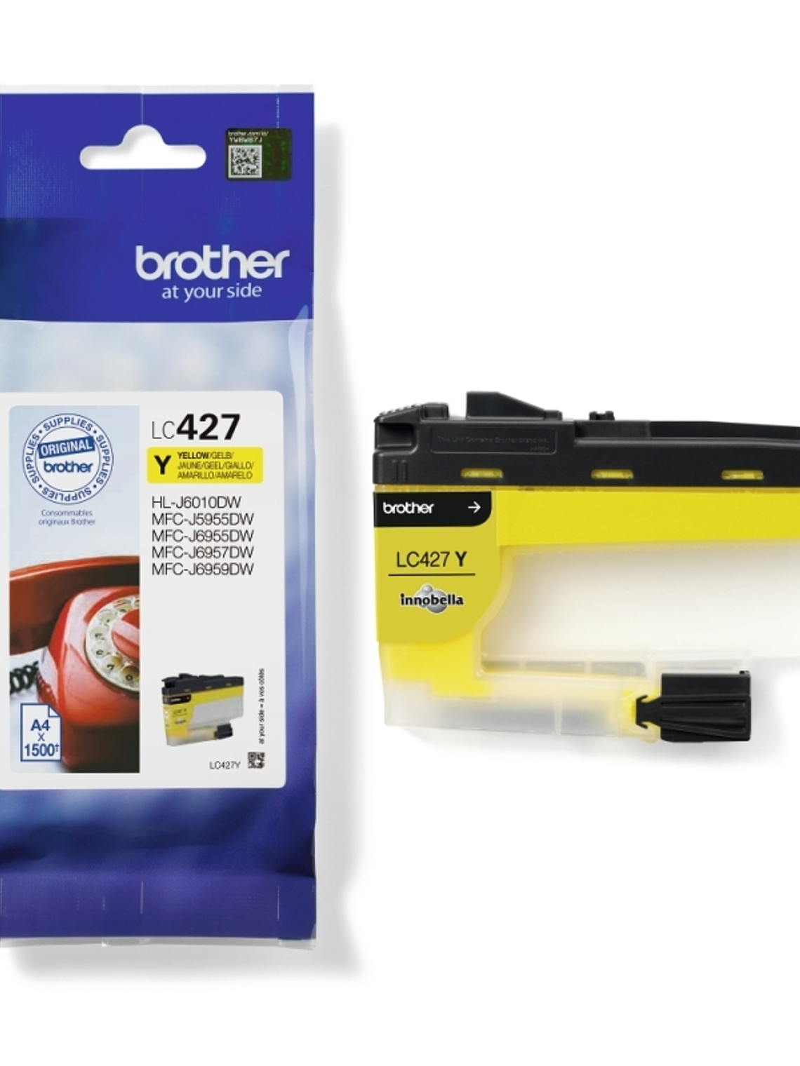 Brother Cartucho LC427Y Amarillo 1
