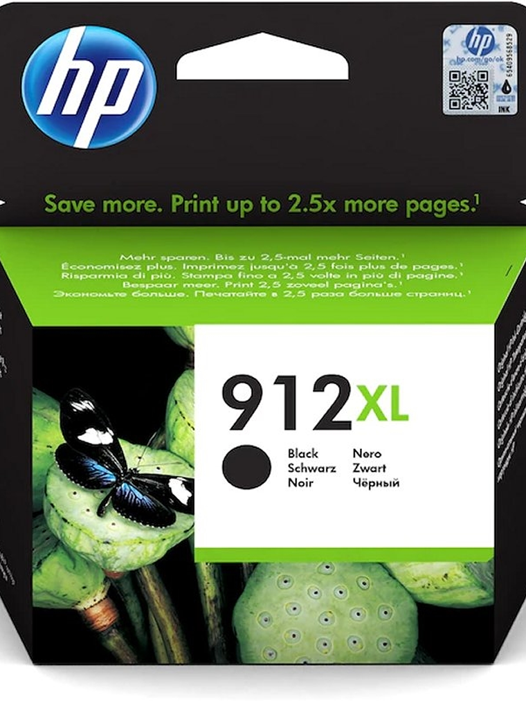 HP Cartucho 912XL Negro 1