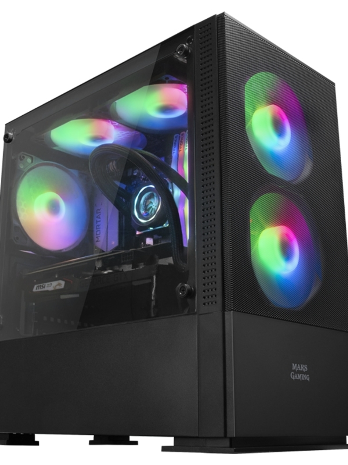 Mars Gaming Caja MCZ PREMIUM M-ATX 2X FRGB Negra 1