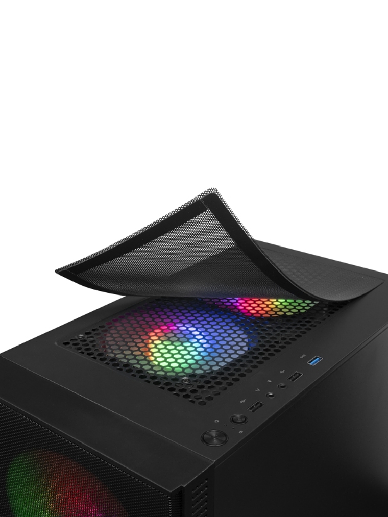 Mars Gaming Caja MCZ PREMIUM M-ATX 2X FRGB Negra 3