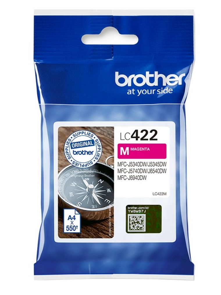 Brother Cartucho LC422M Magenta 1