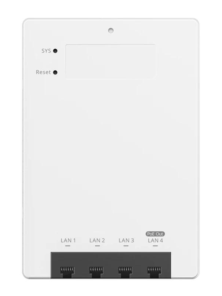 Reyee RAP72-Wall AP WiFi7 1x2,5Gb 4xGb Pared 4