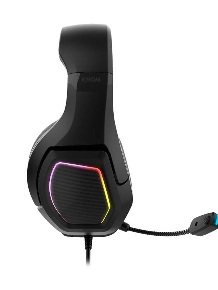 KROM KOPA AURICULARES GAMING 7.1 VIRTUAL NEGRO 2