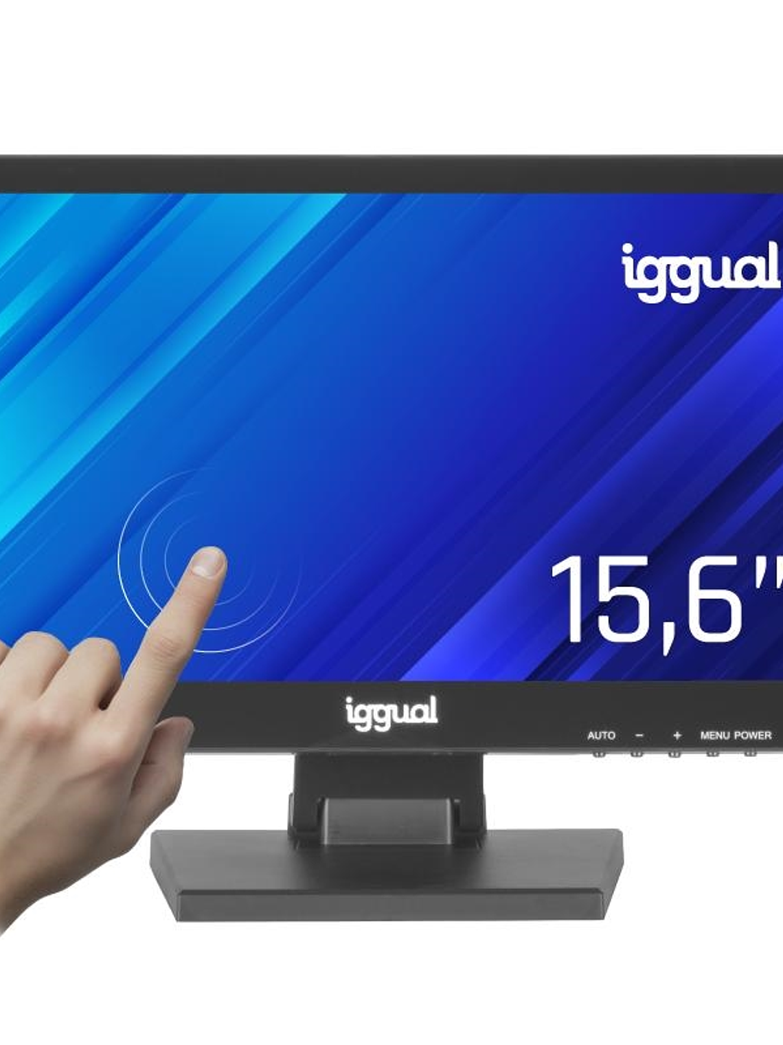 iggual Monitor táctil capacitivo 15,6