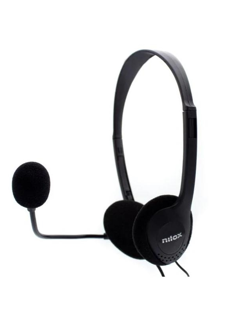 Nilox Auriculares NXCM0000004 Doble Jack Negro 1