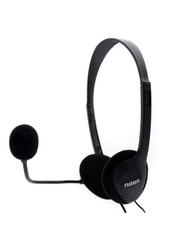 Nilox Auriculares NXCM0000004 Doble Jack Negro 2