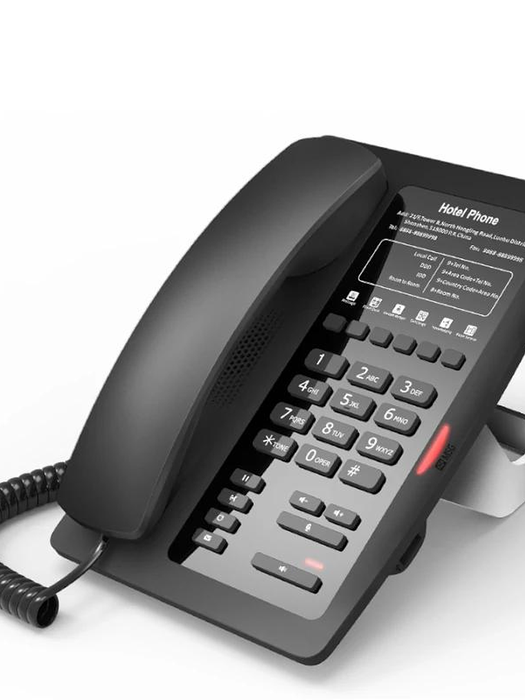 Fanvil H3 Teléfono IP hotel, placa personalizada N 2