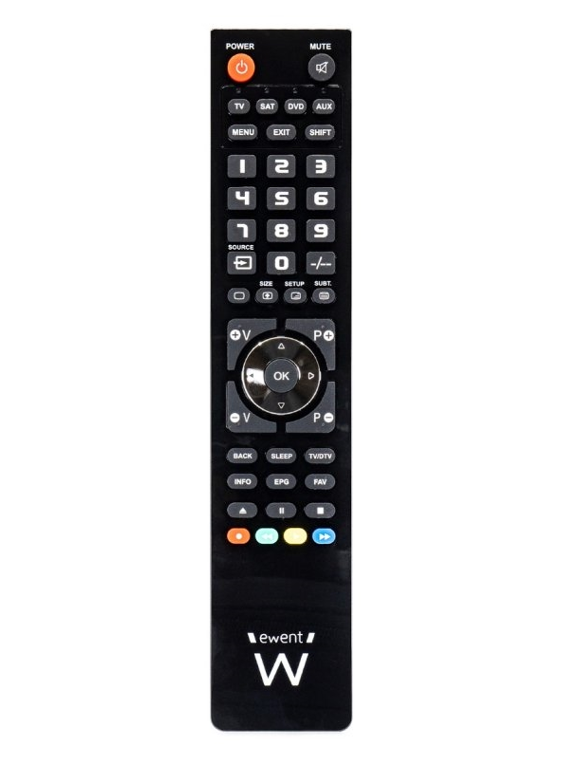 EWENT EW1570 Mando TV 4 en 1 programable x cable 1