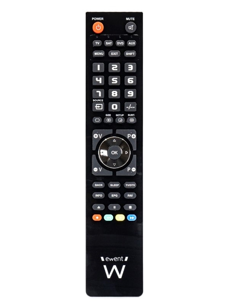 EWENT EW1570 Mando TV 4 en 1 programable x cable 1