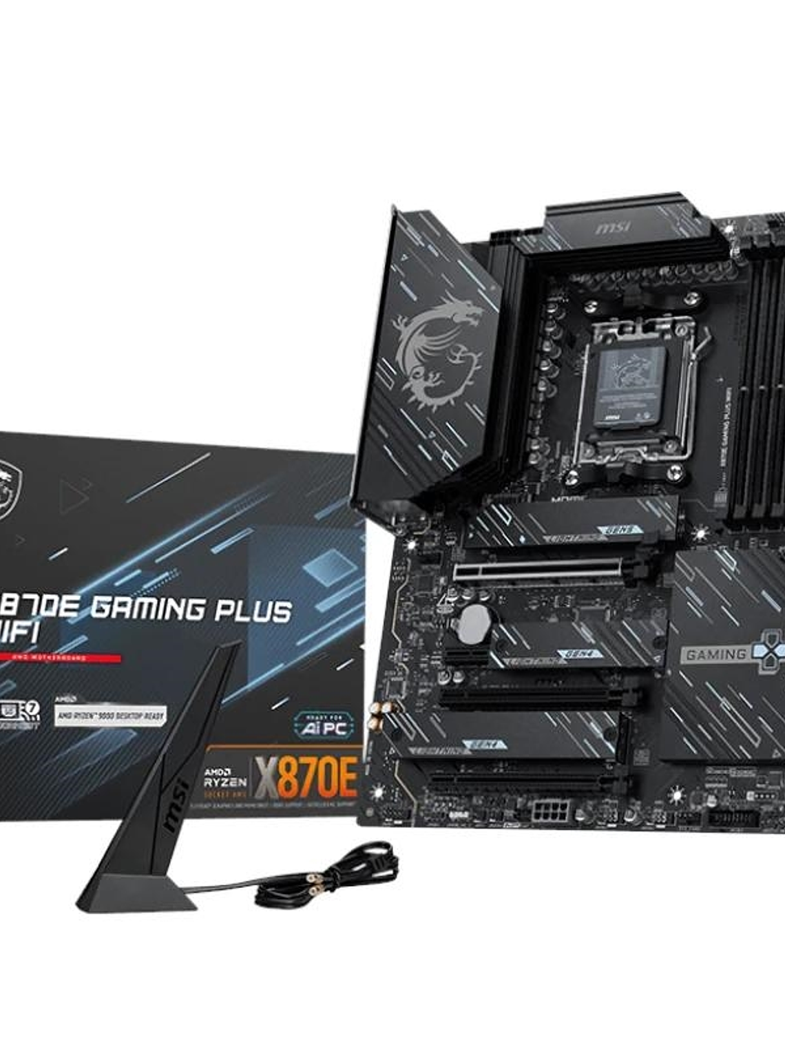 MSI Placa Base X870E GAMING PLUS WIFI DDR5 ATX 1