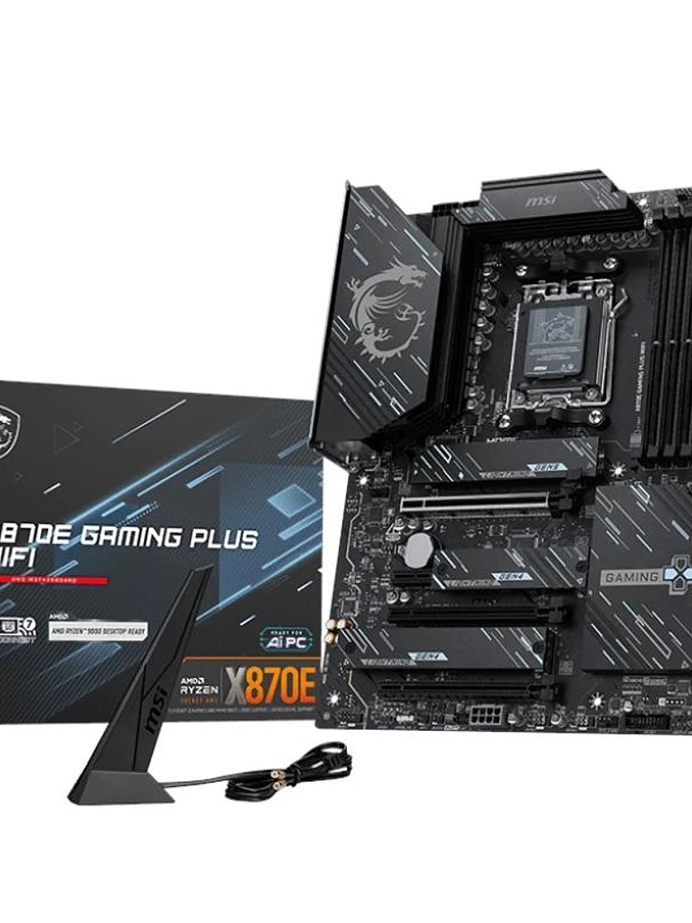 MSI Placa Base X870E GAMING PLUS WIFI DDR5 ATX 1