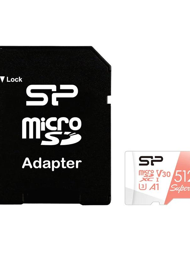 SP MicroSDXC 512GB Clase 10 V30 A1 2