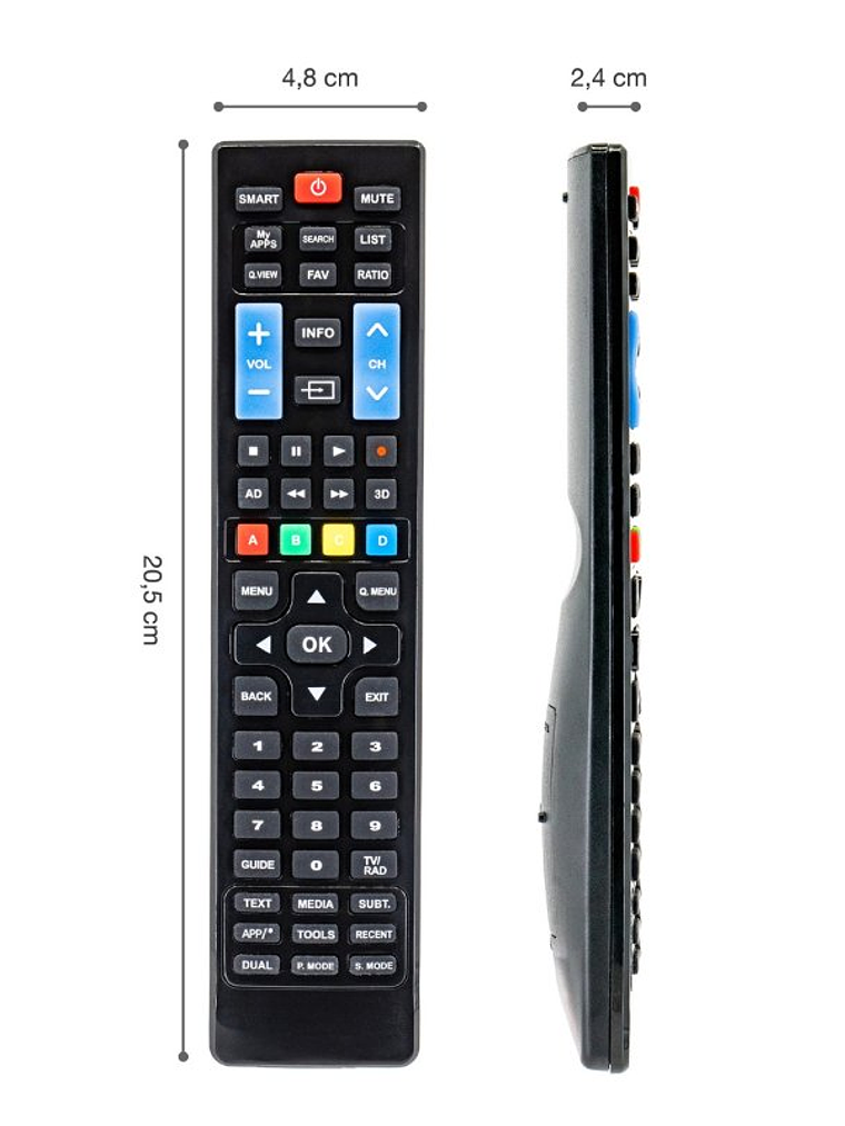 EWENT EW1575 Mando TV universal para LG y Samsung 3