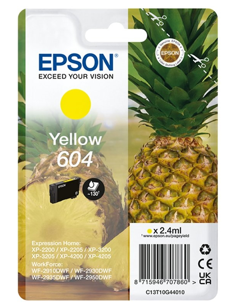 Epson Cartucho 604 Amarillo 1