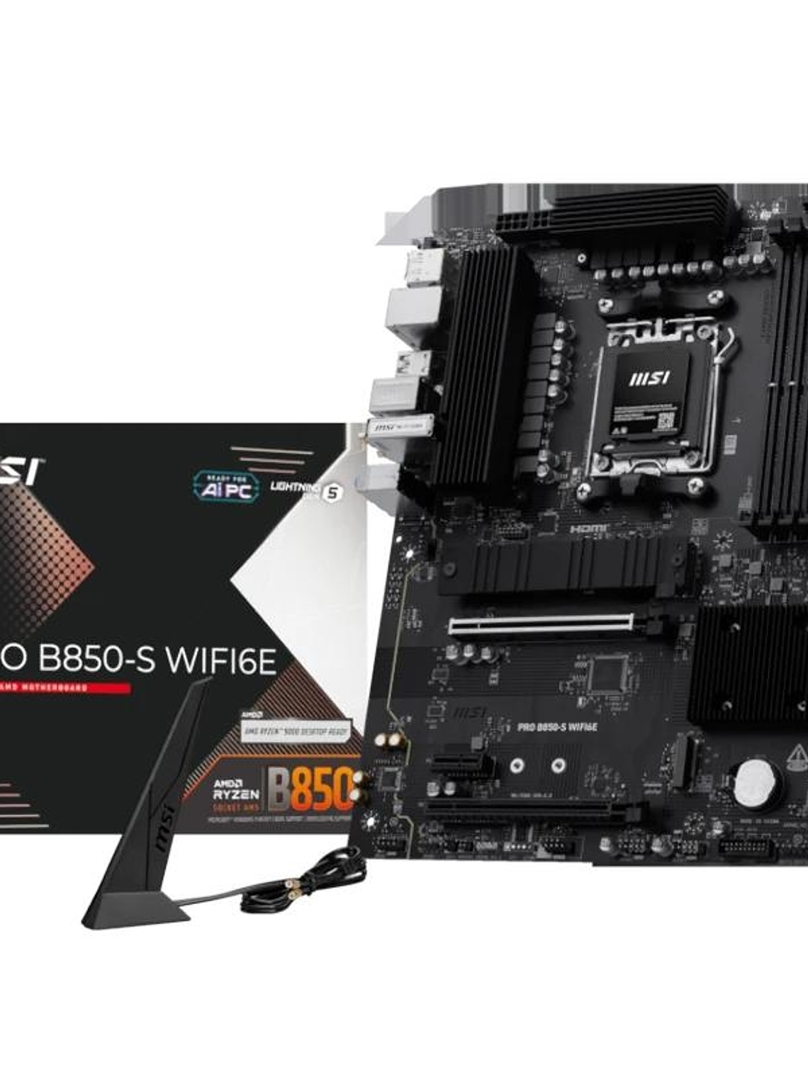 MSI Placa Base PRO B850-S WIFI6E DDR5 ATX AM5 1