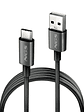 NGS CABLE CARGA RAPIDA USB-A A USB-C 1M NEGRO - Miniatura 2