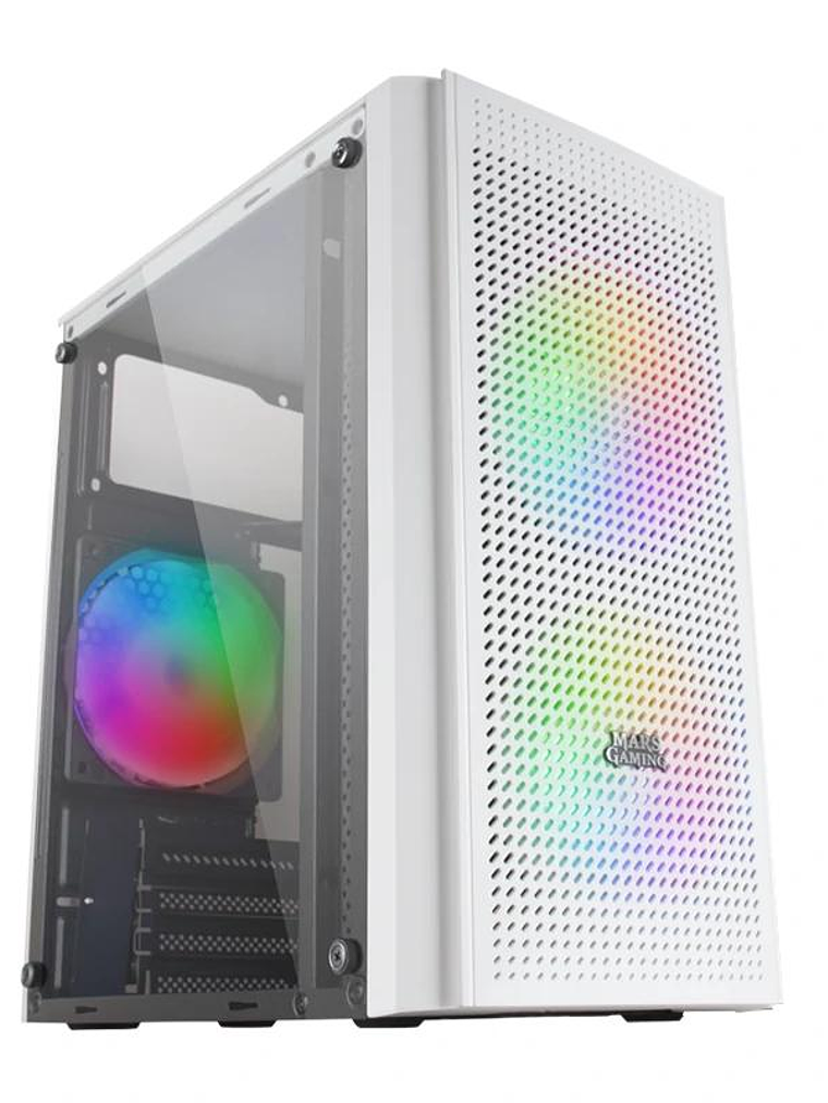 Mars Gaming caja MICRO-ATX MC300W WHITE 2