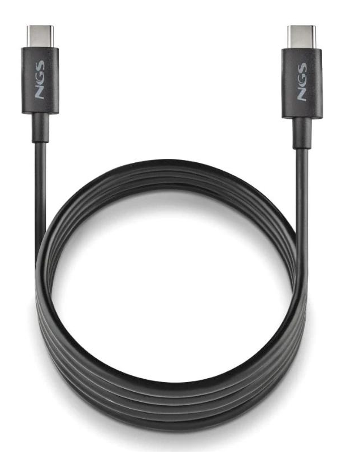 NGS CABLE CARGA RAPIDA USB-C A USB-C 1M NEGRO 1