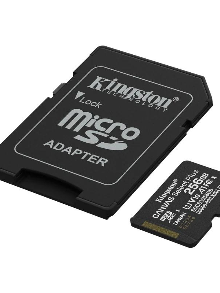 Kingston SDCS3/256GB microSDXC Gen3 150MB/s A1 2