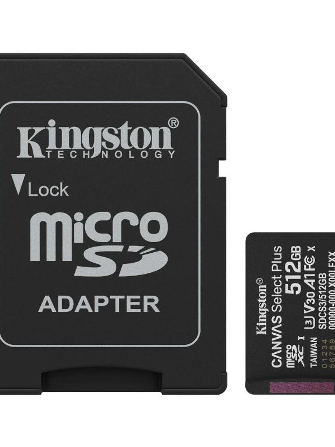 Kingston SDCS3/512GB microSDXC Gen3 150MB/s A1 1