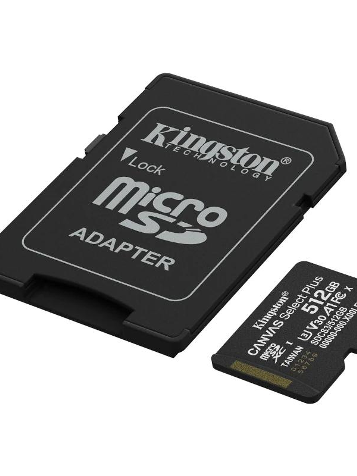 Kingston SDCS3/512GB microSDXC Gen3 150MB/s A1 2