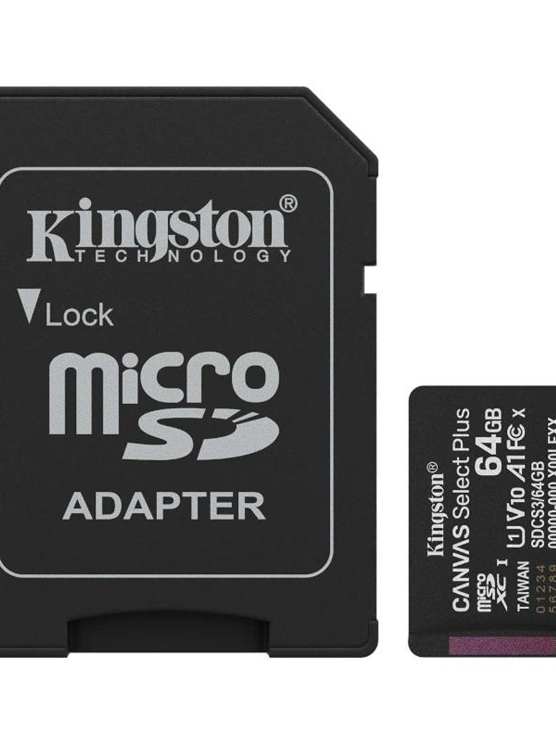 Kingston SDCS3/64GB microSDXC Gen3 150MB/s A1 1