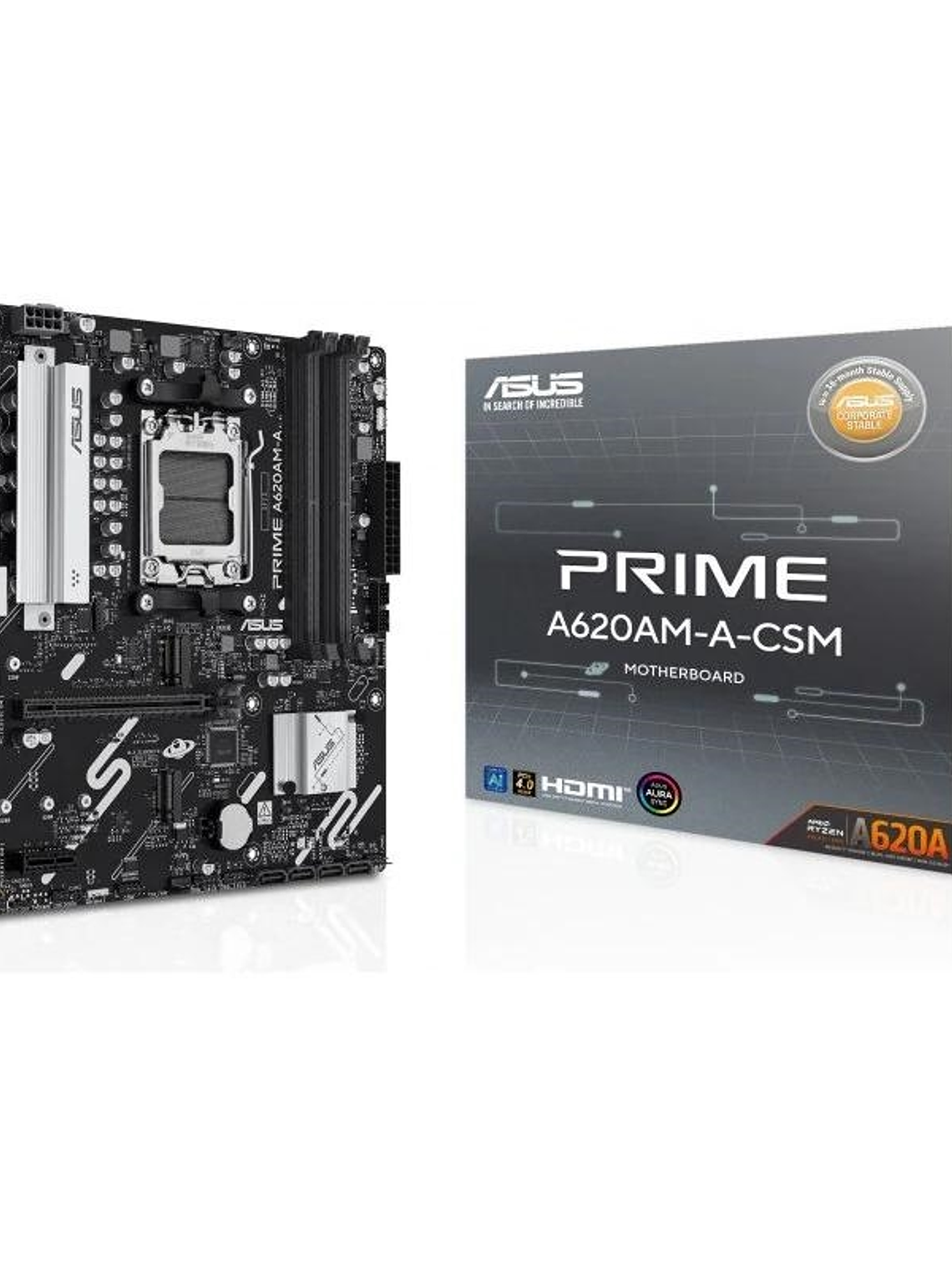 ASUS Placa Base PRIME A620AM-A-CSM mATX AM5 1