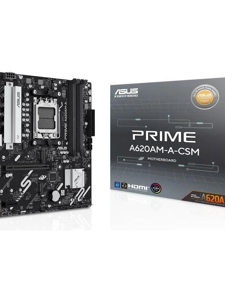 ASUS Placa Base PRIME A620AM-A-CSM mATX AM5 1