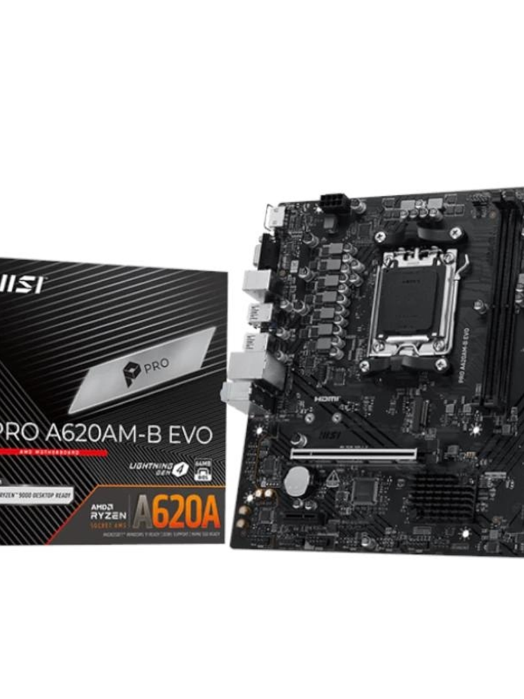 MSI Placa Base PRO A620AM-B EVO mATX AM5 1