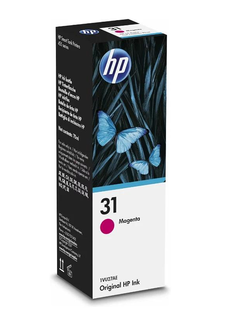 HP Cartucho Kit de Relleno de Tinta 31 Magenta 2