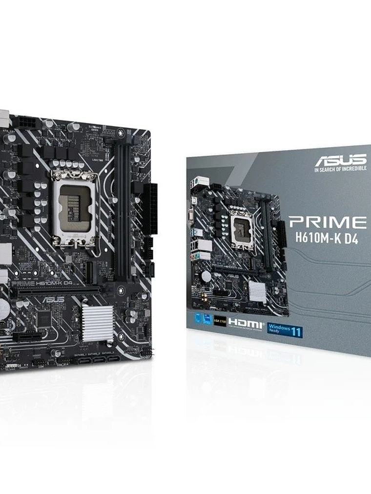 ASUS Placa Base PRIME H610M-K D4  mATX LGA1700 1