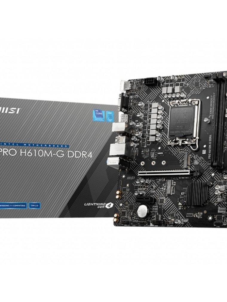 MSI Placa Base PRO H610M-G DDR4 mATX 1700 1