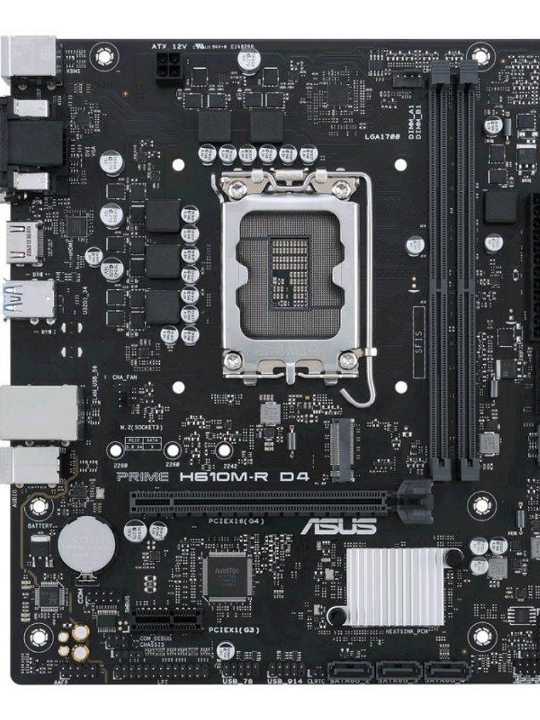 ASUS Placa Base PRIME H610M-R D4  mATX 1700 1