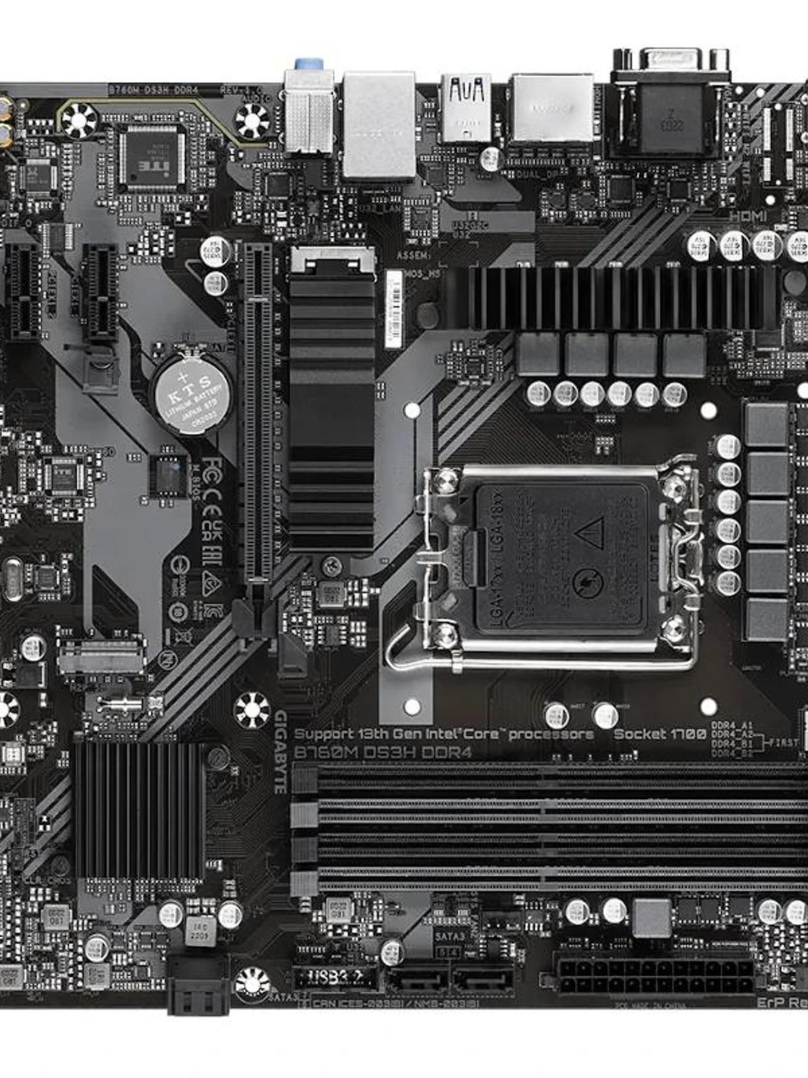 Gigabyte Placa Base B760M DS3H DDR4  mATX LGA1700 2