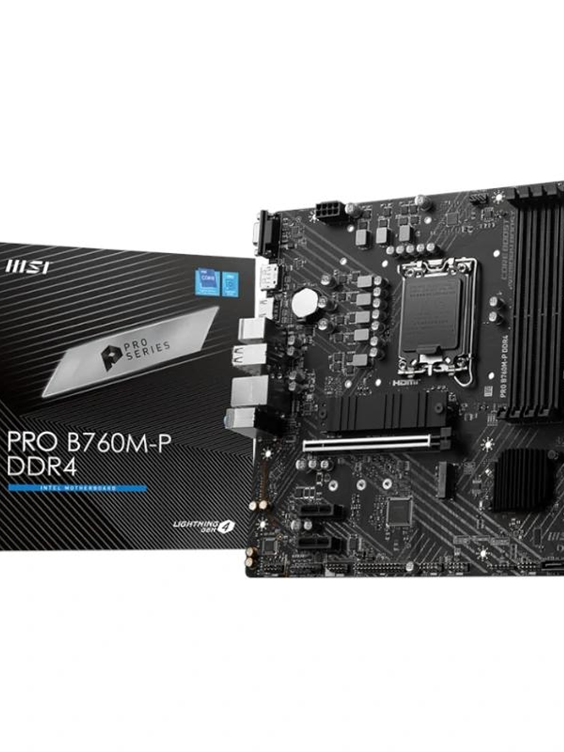 MSI Placa Base PRO B760M-P DDR4 mATX LGA1700 1