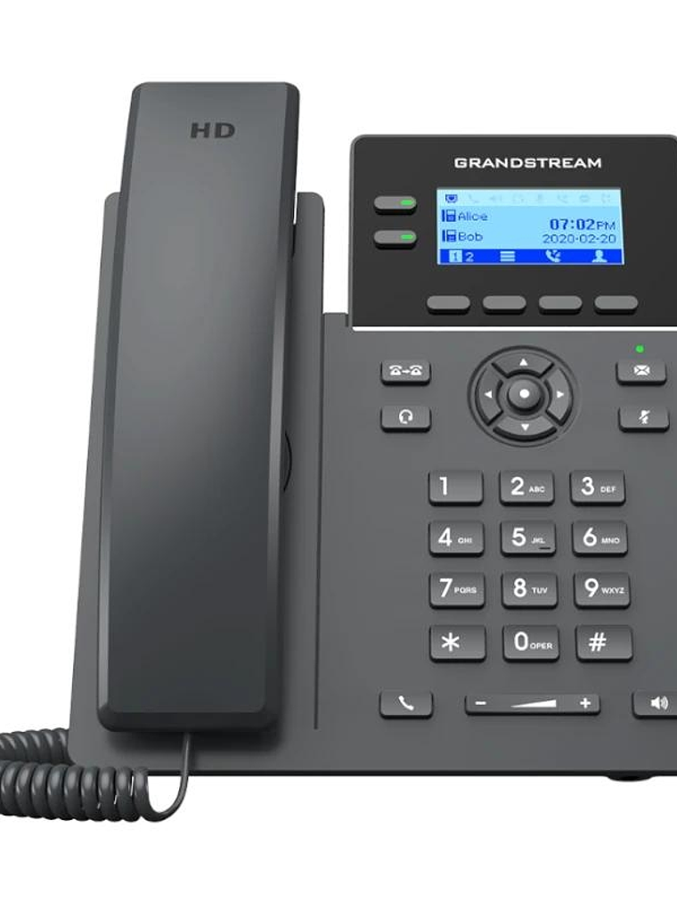 GrandStream Telf IP GRP2602G PoE 2xGb ZTP 2 líneas 1