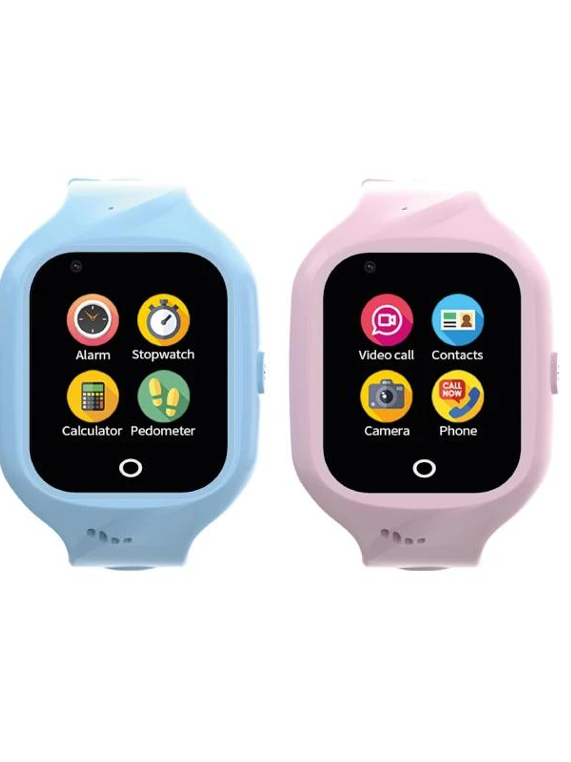 Celly Smartwatch Kids 4G 2 Correas Azul y Rosa 2