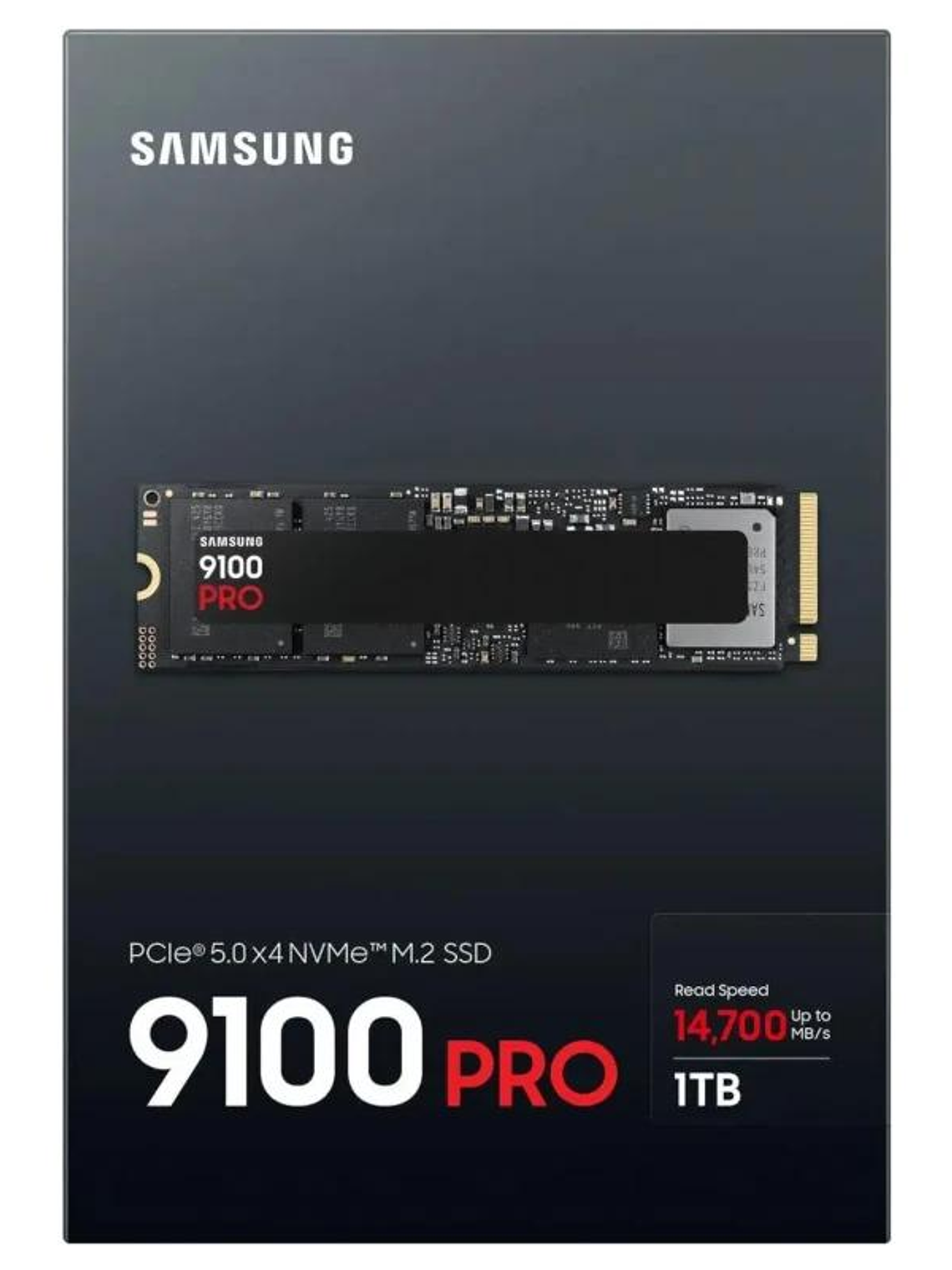 Samsung 9100 PRO SSD 1TB PCIe 5.0 14700 MB-s 4